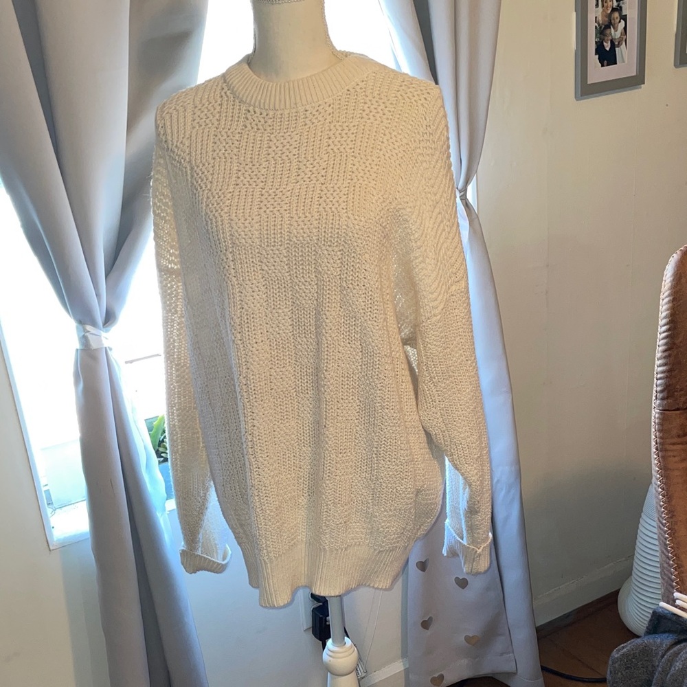 Vintage all natural fiber Crewneck